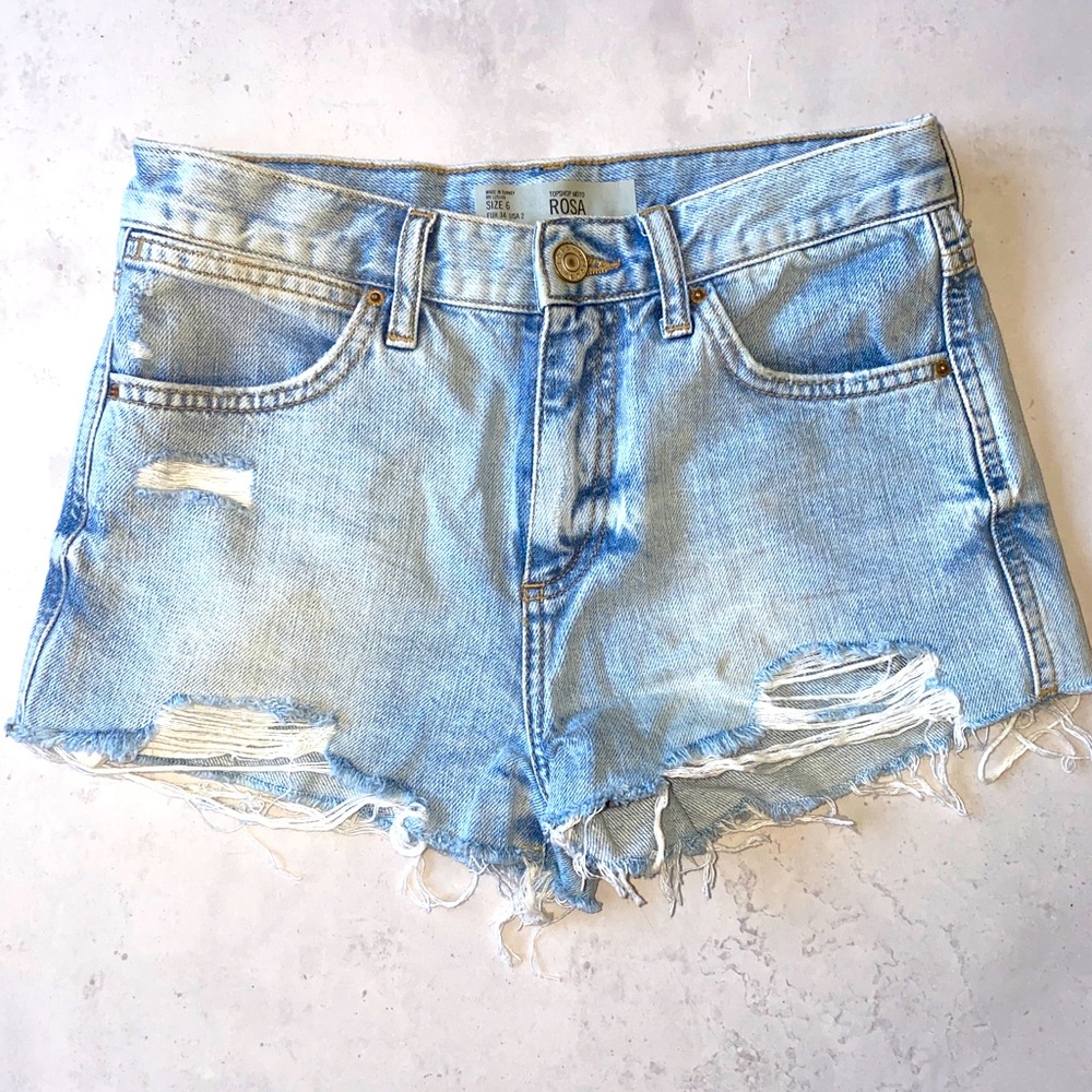 Topshop denim shorts